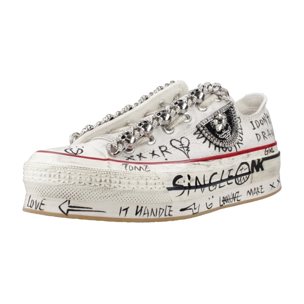 Schuhe Damen Sneaker Nan-Ku DSA03 Weiss