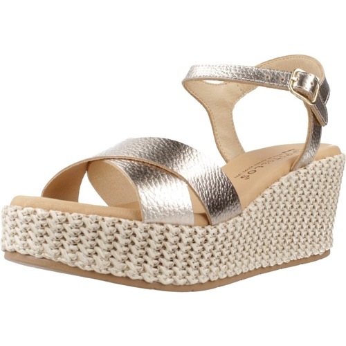 Schuhe Damen Sandalen / Sandaletten Pitillos 10572P Gold