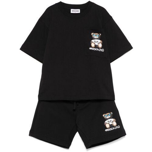 Kleidung Jungen Anzüge Moschino HUG00R-LCA32 Schwarz