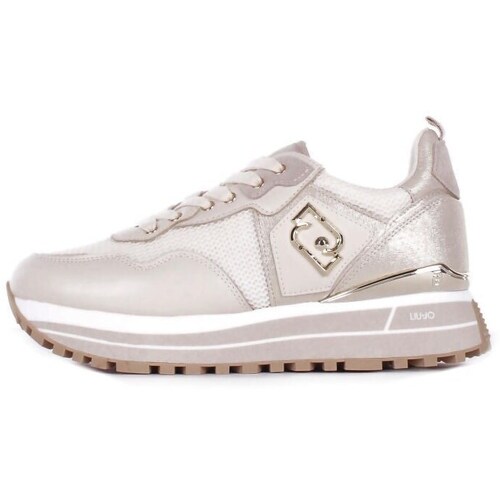 Schuhe Damen Sneaker High Liu Jo BA5013PX602 Beige