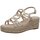 Schuhe Damen Sandalen / Sandaletten ALMA EN PENA Sandaletten suede vison 51454 Gold
