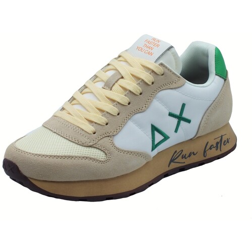 Schuhe Herren Fitness / Training Sun68 Z35105 Tom Vintage Bianco Panna Weiss