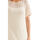 Kleidung Damen Kleider Lisca Langes Strandkleid mit kurzen Ärmeln MALAGA Weiss