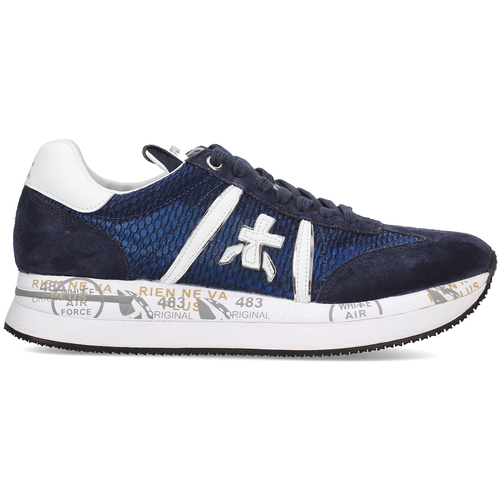 Schuhe Damen Sneaker Premiata CONNY 7368 Blau
