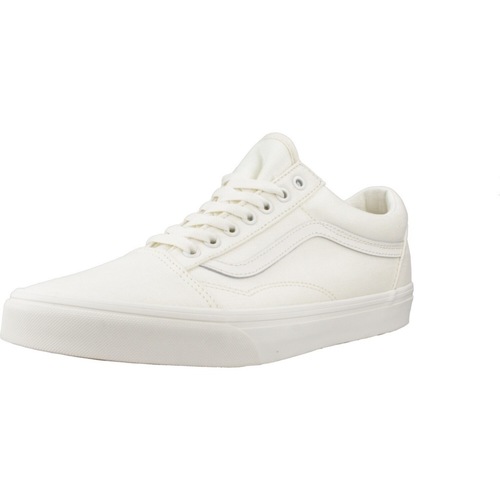 Schuhe Herren Sneaker Vans OLD SKOOL LINEN Weiss