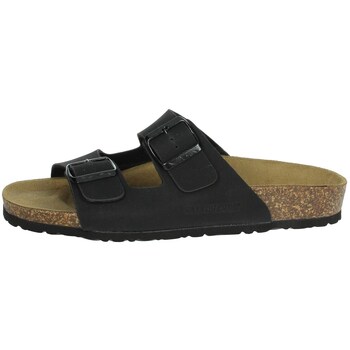 Schuhe Herren Pantoletten Valleverde VG9900 Schwarz