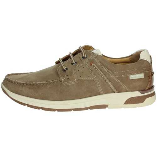 Schuhe Herren Slipper Valleverde 17911 Beige