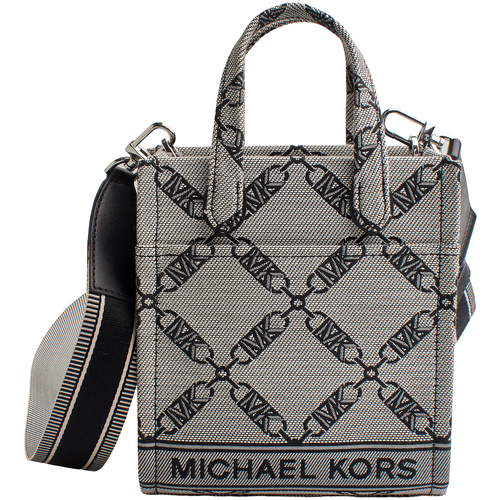 Taschen Damen Schultertaschen MICHAEL Michael Kors 32F3S3GC4-NATURAL-BLACK Grau