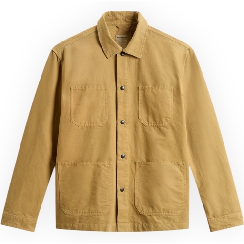 Kleidung Herren Langärmelige Hemden Woolrich CFWOOS0166MRUT3953 2100 Braun