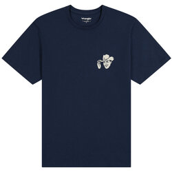 Kleidung Herren T-Shirts Wrangler T-shirt  Graphic Blau