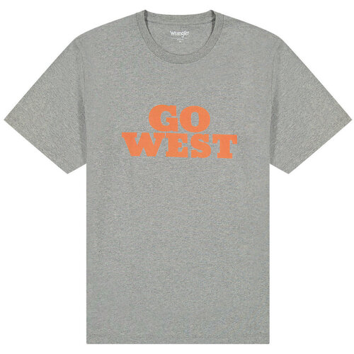 Kleidung Herren T-Shirts Wrangler T-shirt  Graphic Grau