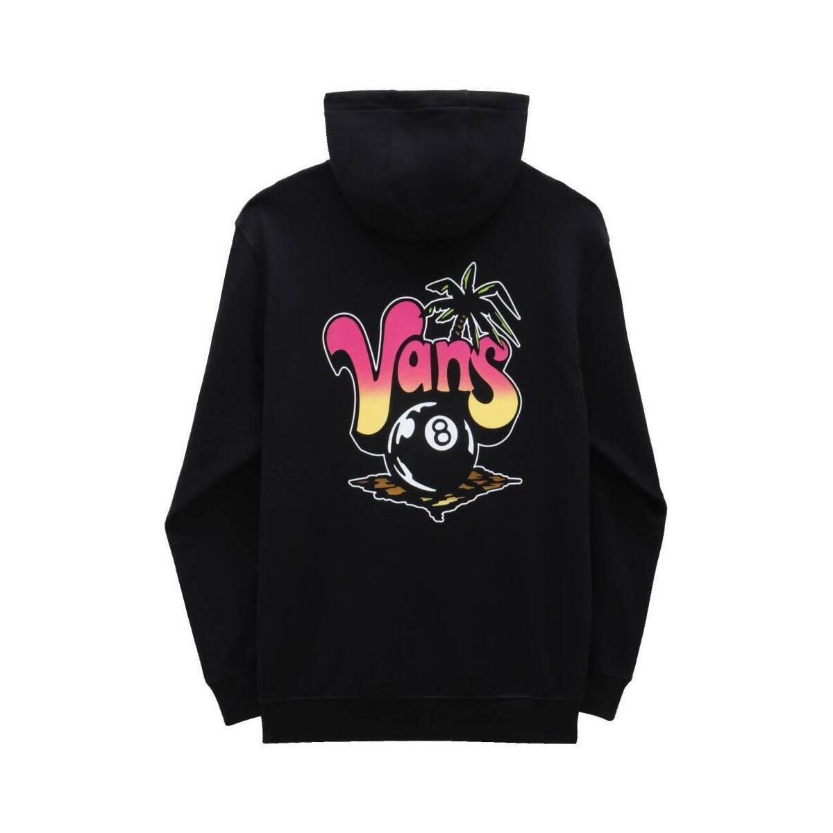 Kleidung Herren Sweatshirts Vans 8 BALL PO Schwarz