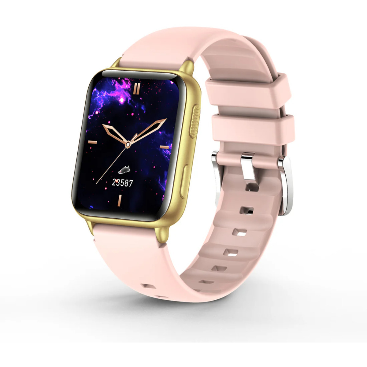 Uhren & Schmuck Kinder Armbandühre Platyne Montre connectée multisport Rosa