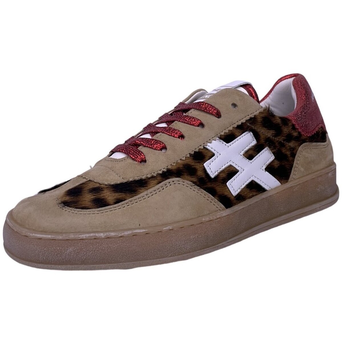 Schuhe Damen Sneaker Another Trend Camel leo A032 Other