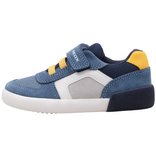 Schuhe Jungen Sneaker Low Geox B GISLI BOY B Blau