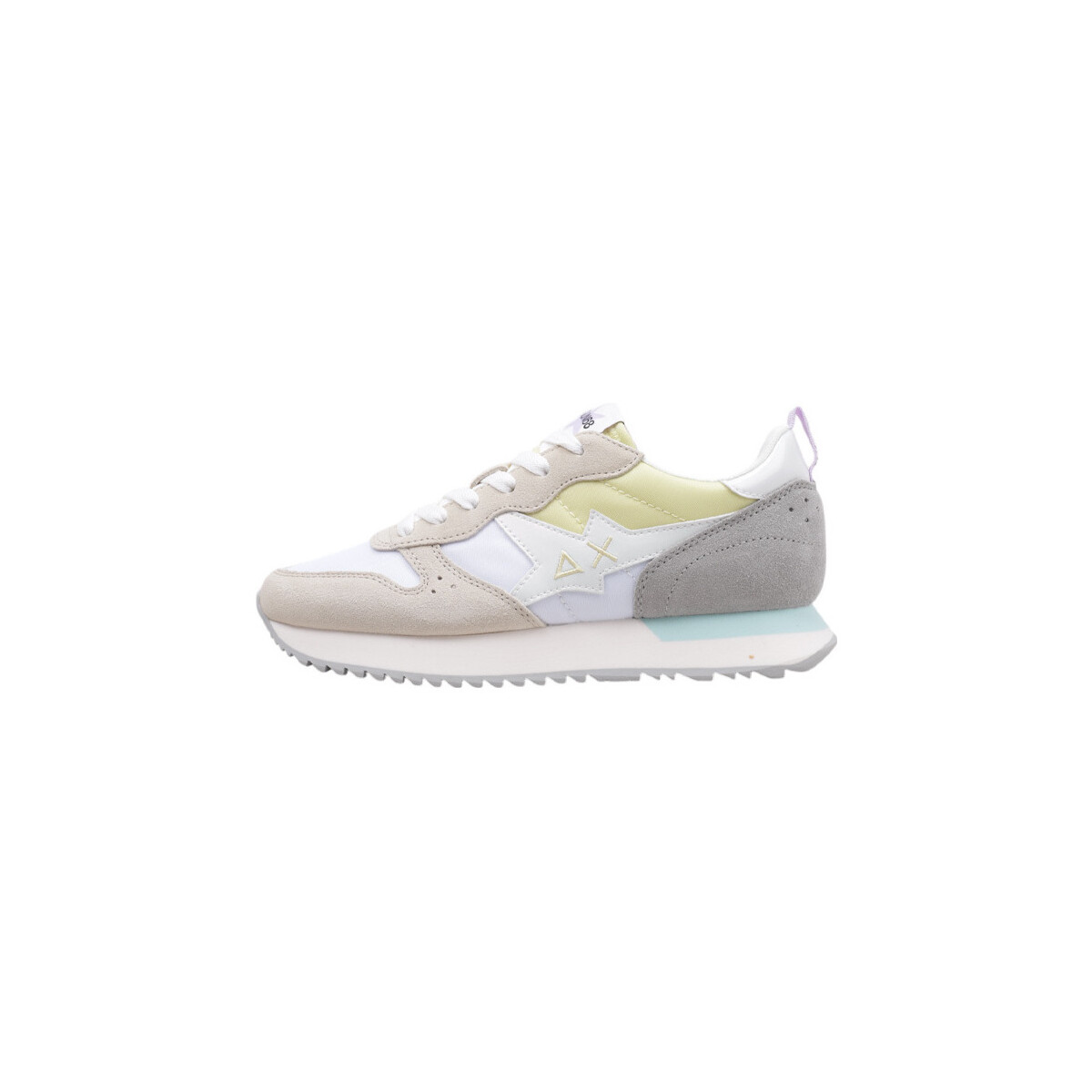 Schuhe Damen Sneaker Low Sun68 STARGIRL MULTICOLOR Weiss