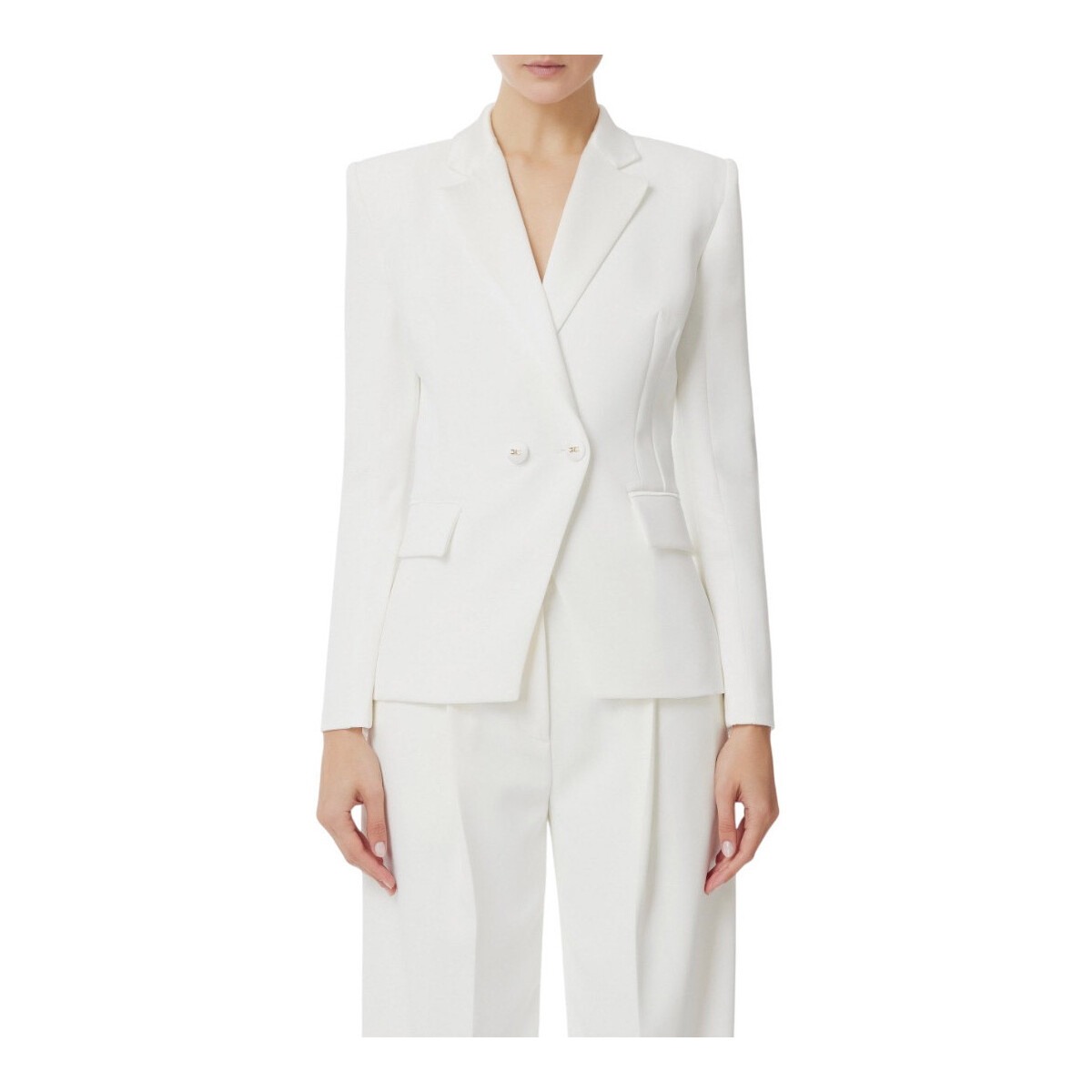 Kleidung Damen Jacken Elisabetta Franchi GI14951E2 Beige