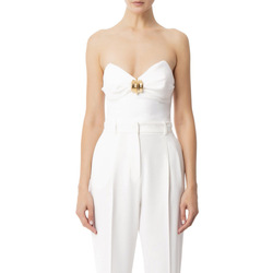Kleidung Damen Tops Elisabetta Franchi TO01851E2 Beige