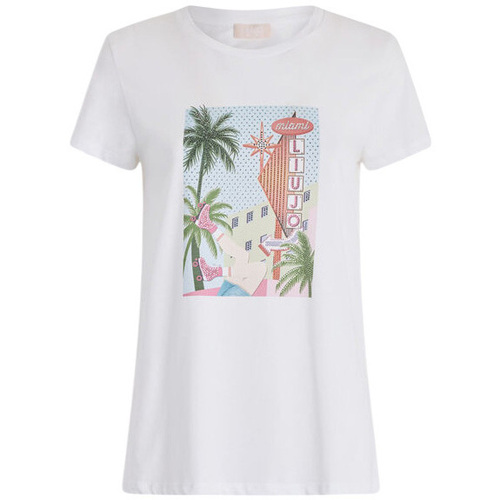 Kleidung Damen T-Shirts & Poloshirts Liu Jo WA5239JS923 Weiss