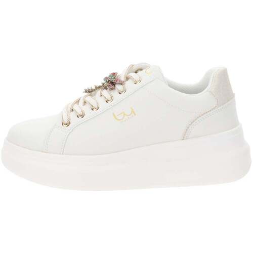 Schuhe Damen Sneaker By Byblos BYSC9BM02GLI Weiss