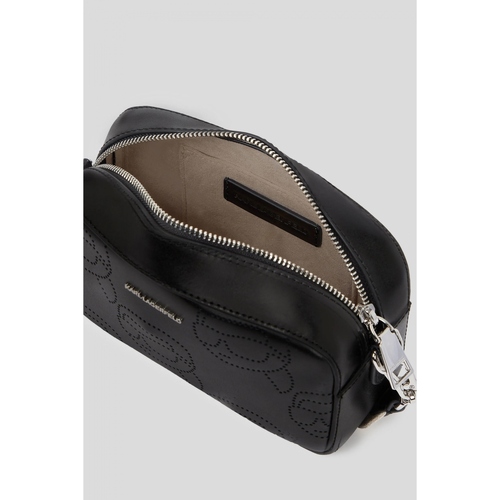Karl Lagerfeld IKON LEATHER PERFORATED CM Schwarz