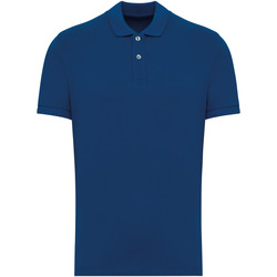 Kleidung Herren Polohemden Native Spirit Polo écoresponsable maille piquée Blau