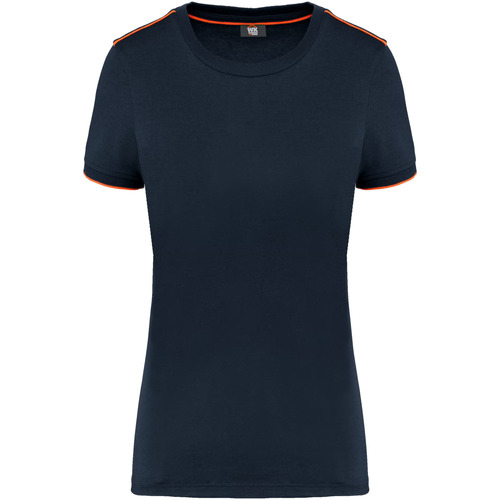 Kleidung Damen T-Shirts Wk. Designed To Work T-shirt femme  Day To Day Blau