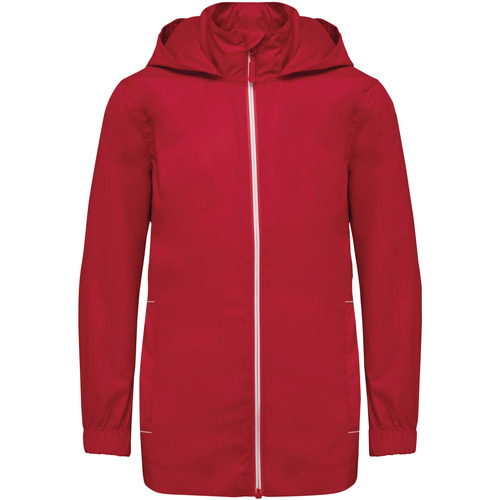 Kleidung Kinder Windjacken Proact Veste imperméable enfant Rot