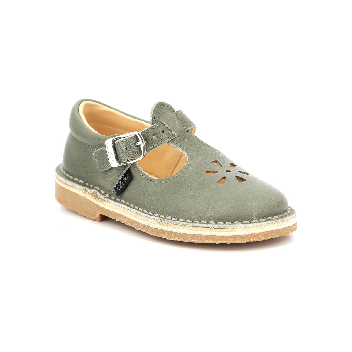 Schuhe Kinder Ballerinas Aster Dingo-2 Kaki