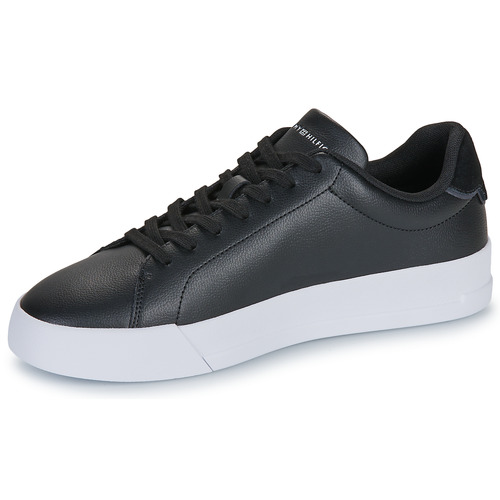 Tommy Hilfiger TH COURT LTH DETAIL ESS Schwarz / Weiss