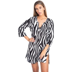 Kleidung Damen Kleider Isla Bonita By Sigris Kurta Schwarz