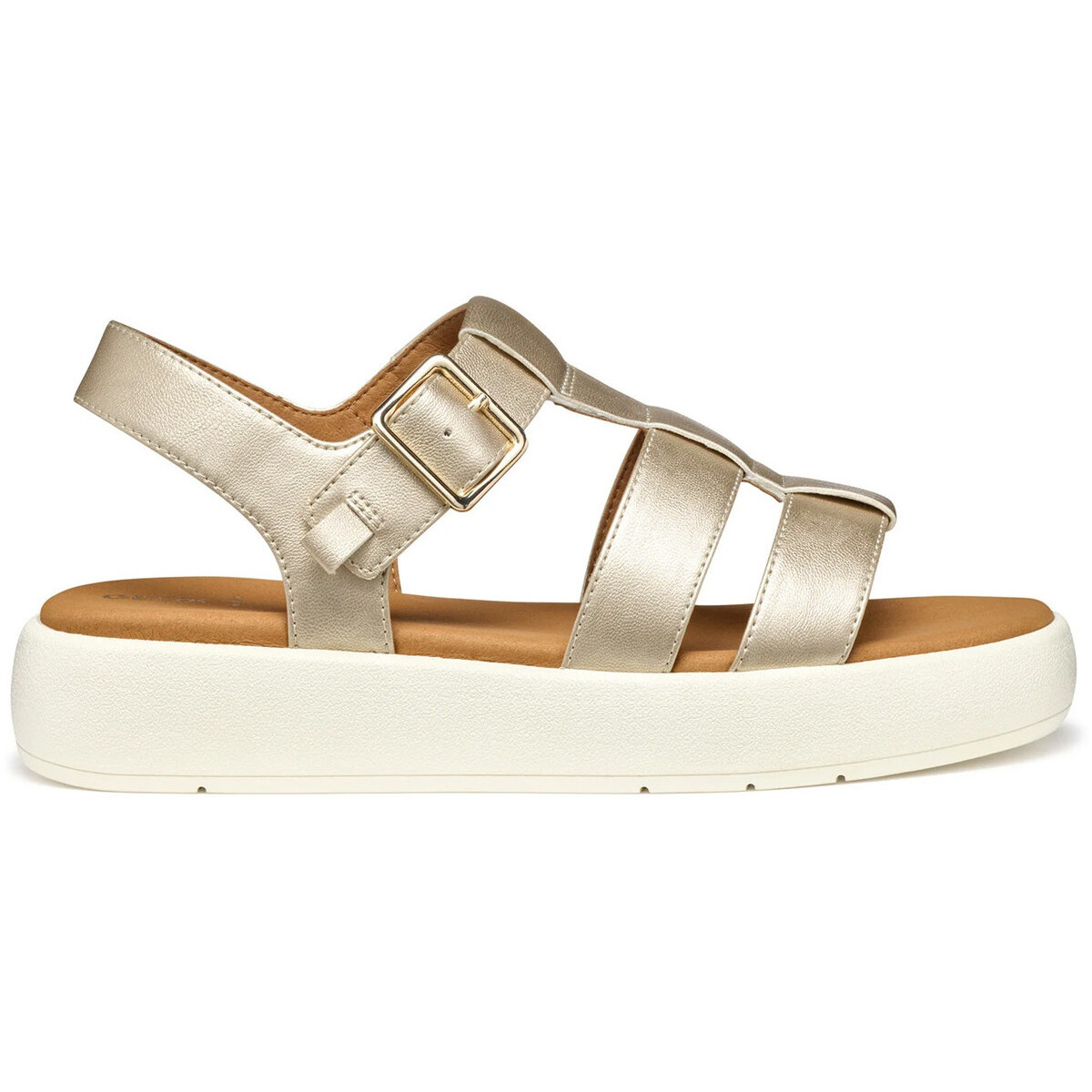 Schuhe Damen Sandalen / Sandaletten Geox  Gold