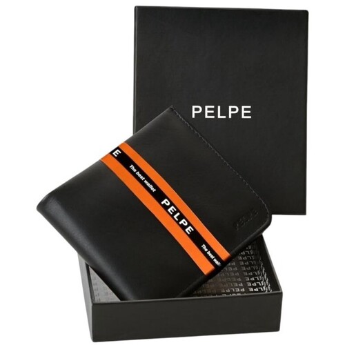 Taschen Herren Portemonnaie Pelpe  Schwarz