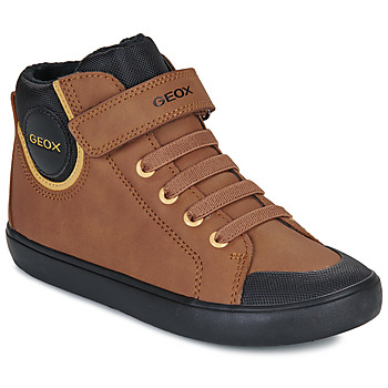 Schuhe Jungen Sneaker High Geox J GISLI BOY Camel