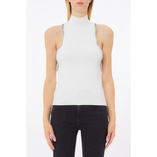 Kleidung Damen Pullover Liu Jo WA5224MS55N 10701 Weiss