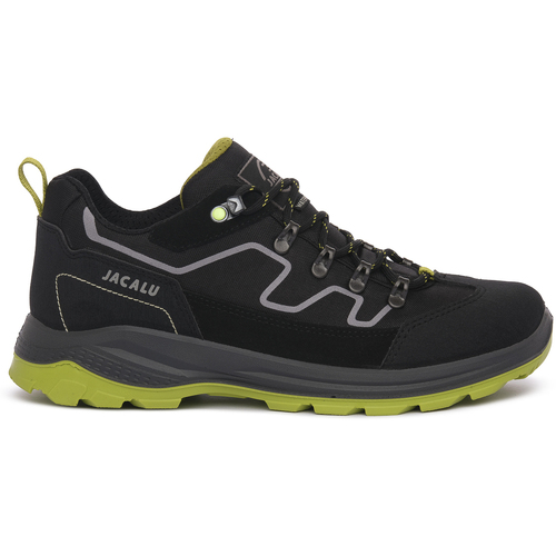 Schuhe Herren Wanderschuhe Jacalu 8 BLACK Schwarz