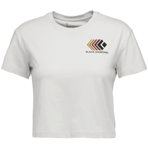 Kleidung Damen T-Shirts Black Diamond T-shirt femme  Crop Weiss