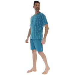 Kleidung Herren Pyjamas/ Nachthemden Christian Cane MATIA Blau