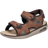 Schuhe Herren Wanderschuhe Rieker Offene FSK Sandalen 29151-24 24 Braun