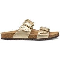 Schuhe Damen Sandalen / Sandaletten Geox D Brionia R sandalo in sughero Gold