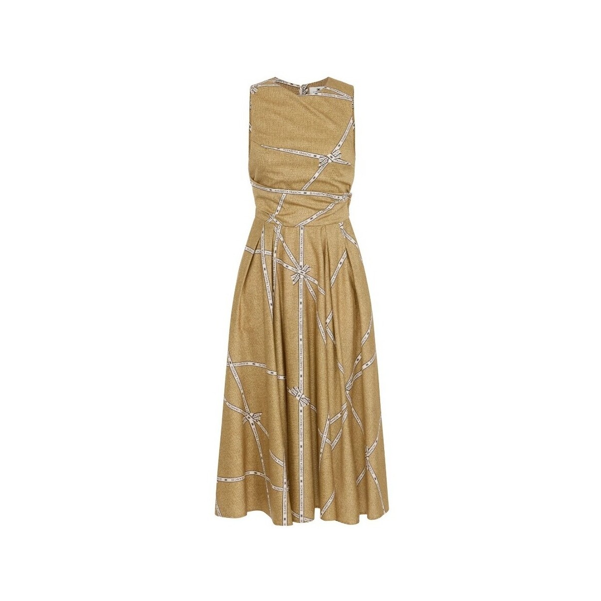 Kleidung Damen Kleider Elisabetta Franchi ABS5252E2 Gelb