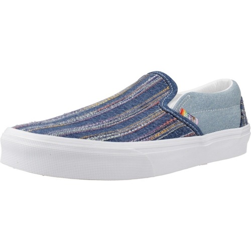 Schuhe Damen Sneaker Vans CLASSIC SLIP-ON 2GETHE Blau