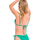 Kleidung Damen Bikini Ober- und Unterteile Lisca Bandeau-Badeanzug-Top ohne Bügel KARPATHOS  Cheek Grün