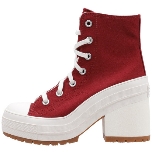 Schuhe Damen Sneaker Low Converse CHUCK 70 DE LUXE HEEL Rot