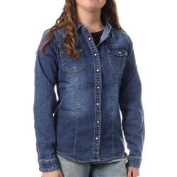 Kleidung Damen Hemden Monday Premium LW-591 Blau