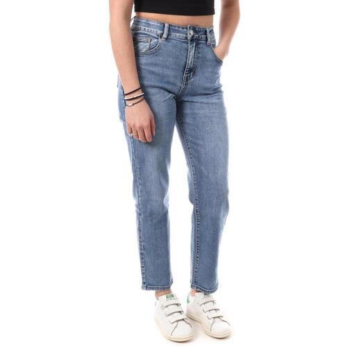 Kleidung Damen Straight Leg Jeans Monday Premium LW-388-BEH Blau