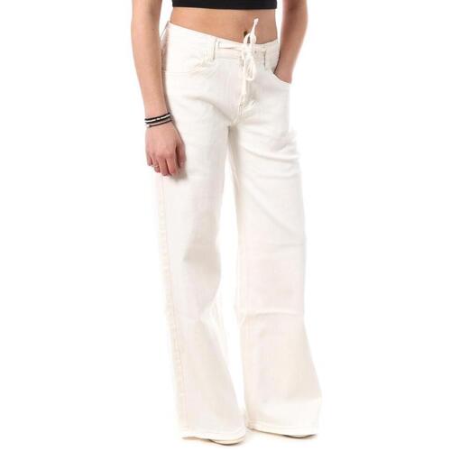 Kleidung Damen Jeans Monday Premium T-23-1-WHI Weiss