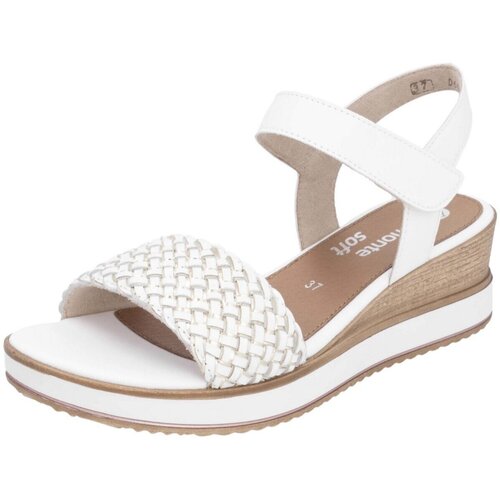 Schuhe Damen Sandalen / Sandaletten Remonte Sandaletten D6465 D6465-80 Weiss