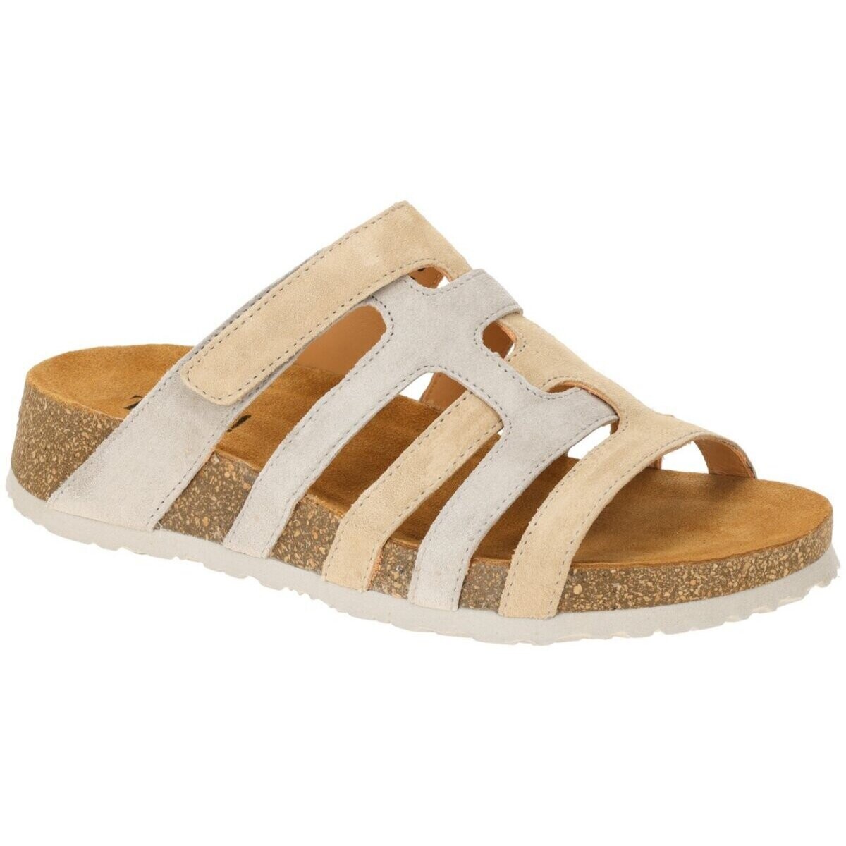Schuhe Damen Pantoletten / Clogs Think Pantoletten Koak Pantolette beige 3-001152-4000 Grau