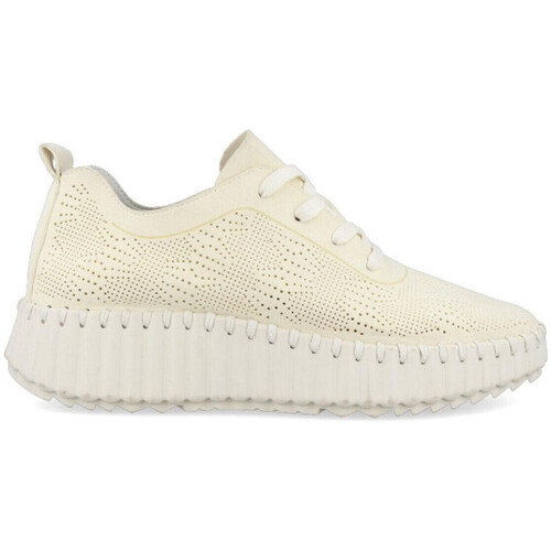 Schuhe Damen Derby-Schuhe & Richelieu Walk & Fly AH-9837 A5 Beige